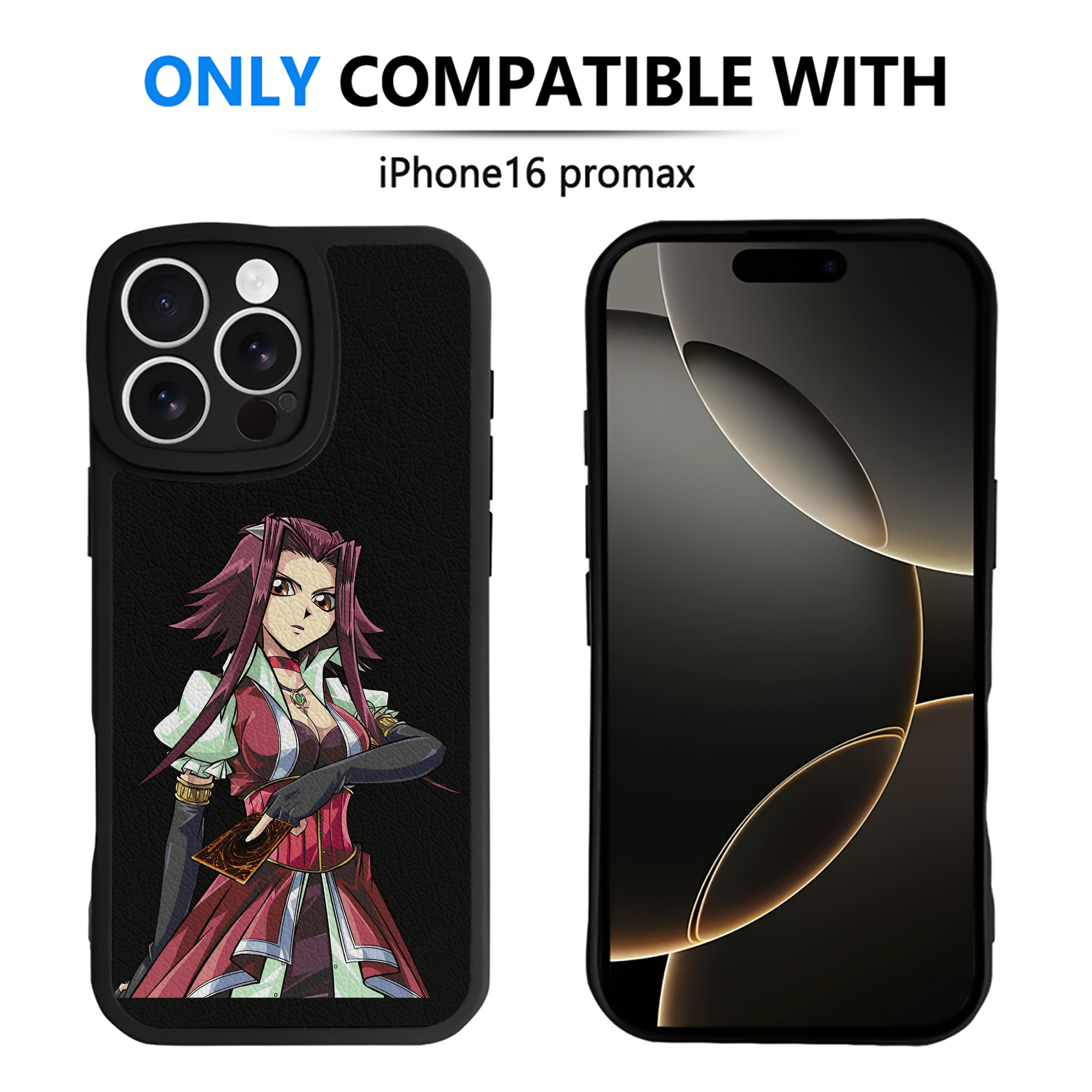 （画像用） 遊☆戯☆王 Yu-Gi-Oh! 【iPhone 16シリーズ対応】シリコンスマホケース（レザー調） 材質：シリコン
